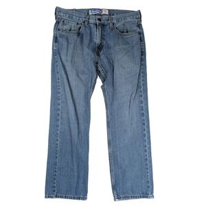 Denizen by Levi's 281 Regular Fit Blue Denim Straight Leg Jeans Men's Size 34x28